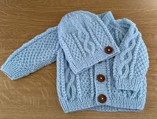 Babies Hand-knitted  Aran