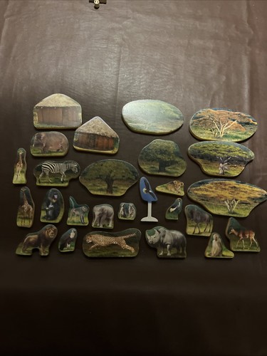 Lot vintage wooden - lot,