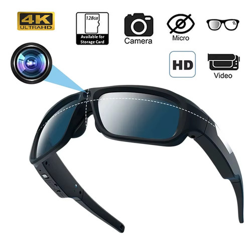 Smart glasses camera - 4k,