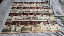 24 x 1940's/50's Manchester United Home programmes in Sub-standard Condition.
