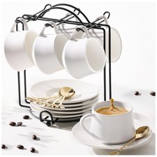 Espresso Cups with Saucers