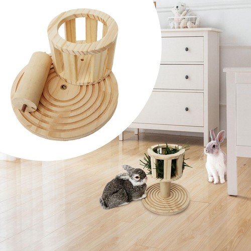 Bunny hay manger wooden - hay,