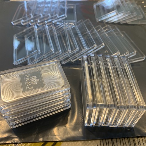 Silver bar cases 1oz pamp - 5,
