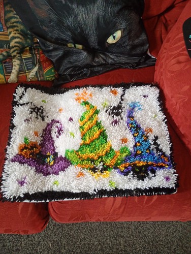 Latch hook rug - latch, new,