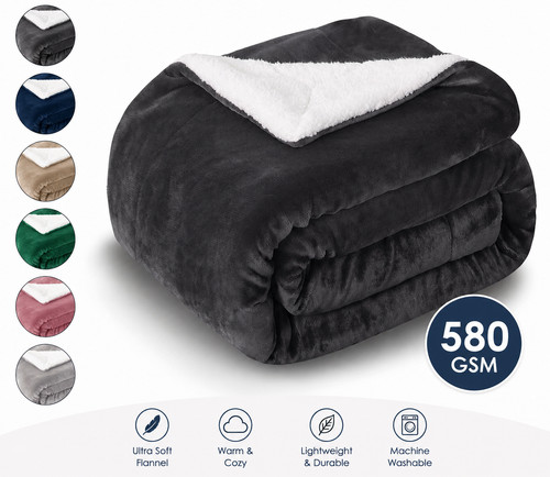 580 gsm heavy sherpa fleece - gsm,