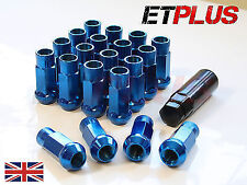 BLUE GT50 Extended Wheel nuts LONG fits Nissan Skyline R32 R33 R34 GTST GTR GTS