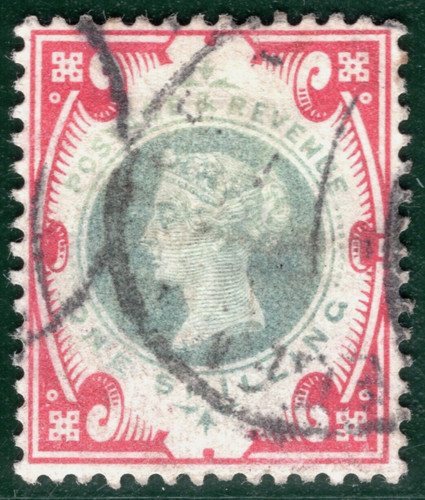Jubilee stamp 214 1s - gb,