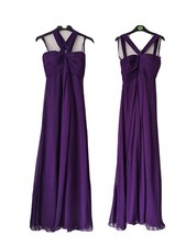 X2 Debenhams Cadbury Purple Bridesmaid Dresses size 8