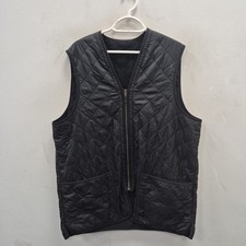 Barbour Quilted Fleece Lined Polarquilt Gilet Vest Liner Bodywarmer Size Large