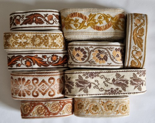 Vintage woven trim job - vintage, lot