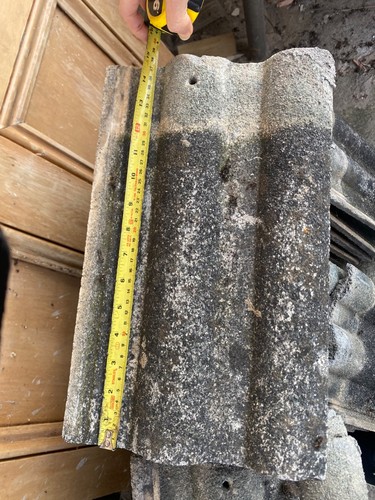 Double roman roof tiles - double, @