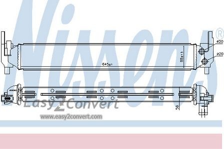 Nissens radiator for - radiator, skoda