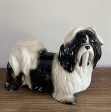 Gorgeous Coopercraft  Vintage 1970's Ceramic Shih-Tzu in perfect condition. 