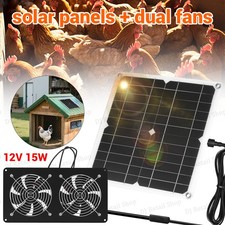 Solar Powered Dual Exhaust Fan