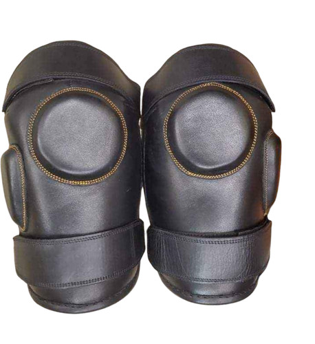 Polo leather knee pads - knee, pads/horse