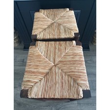 Vintage Wood Bar Stools with