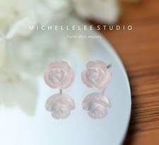 Hand Carved Natural Rose