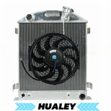 Aluminum 3Row Radiator +14"Fan