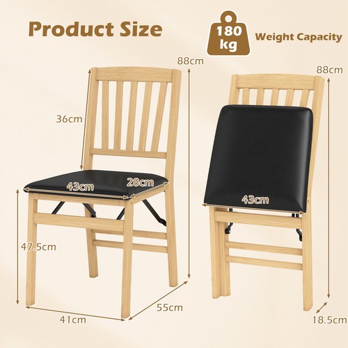 Set folding dining - of, 2