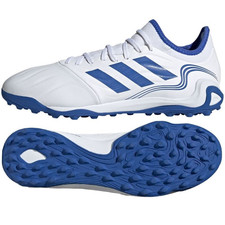 Adidas Copa Sense Astro Turf Mens Football Leather Trainers White Blue UK 9