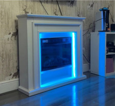 Modern Electric Fireplace Led