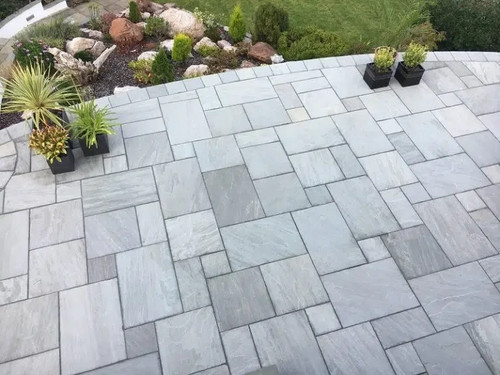 Luxury modern patio paving - modern,