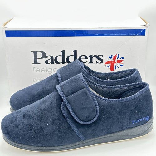 Padders navy blue - blue, slippers