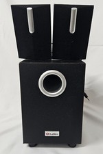 Labtec Pulse 285  S-0158B  Multimedia Speaker Subwoofer + 2 Speakers FULLY WORK