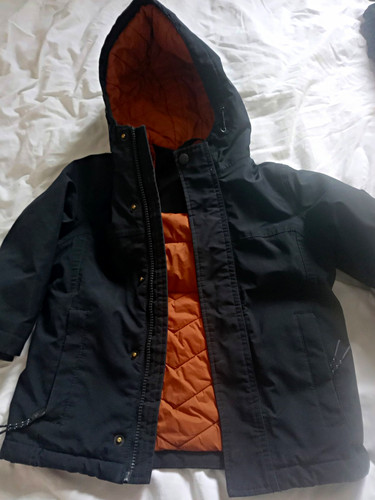 Joules navy hooded lined - hooded,