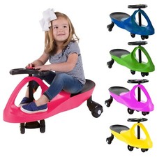 Curvaso Wiggle Car Swinging Swivel Twist & Ride Fun Scooter Kids Boys Girls Toys
