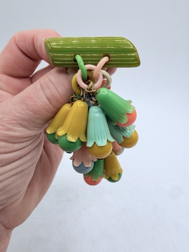 Vintage celluloid bell - celluloid,