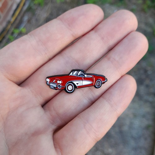 Vintage car enamel - enamel,