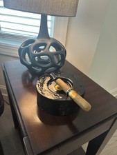 Wood Cigar Ashtray- (epoxy