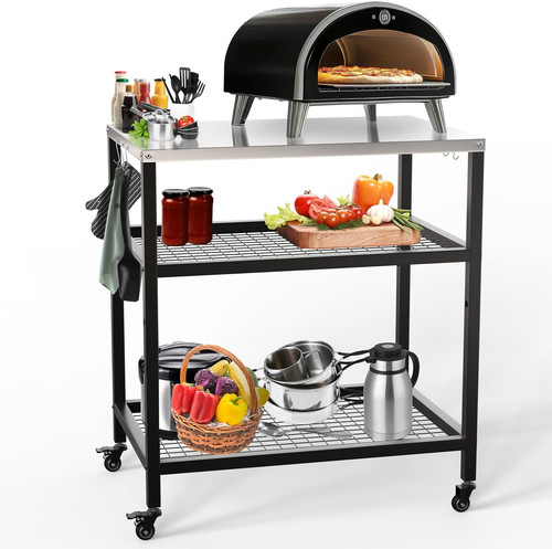 Outdoor pizza oven - stand, grill