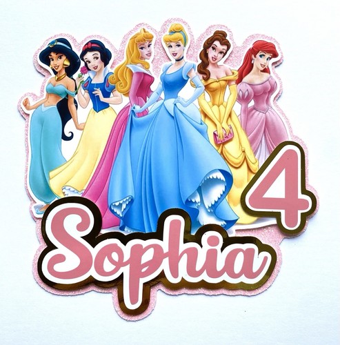 Princess cake topper - princess,