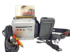 Panasonic NV-S1B VHS-C PAL Camcorder Video Compact VHS Palmcorder Camera Vtg