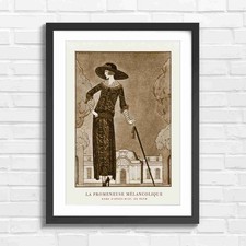 Vintage Art Deco Fashion Lady