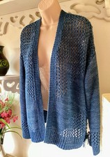 M&S Indigo Open Cardigan Denim