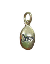 Silver “Dream of all Nice Things” Pendant / Charm 2.4 grams