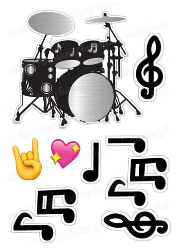 Music drum kit - drum,