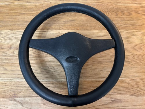 Morgan leather steering - 14”,