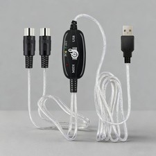 USB MIDI Interface Cable