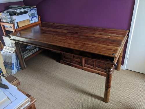 Sheesham dining table 180cm - dining,