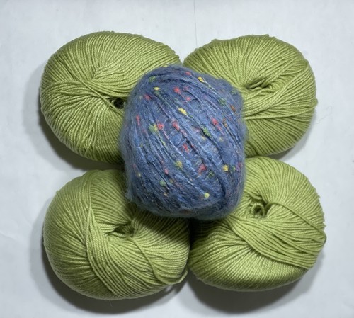Merino mohair yarn - 5, ball