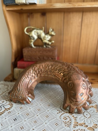 Vintage copper fish jelly - fish,