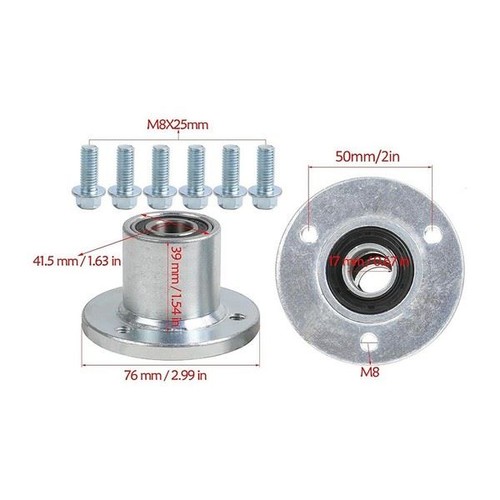 17mm stud front wheel - stud, hub