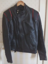 KETT    Leather  MOTORCYCLE JACKET  36/40 inch chest  2 position central zip