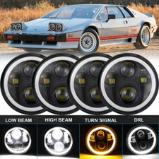 4pcs LED Headlights DRL 5.75"