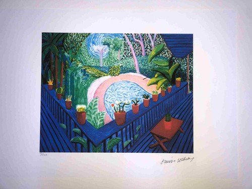 David hockney lithography off - hockney,