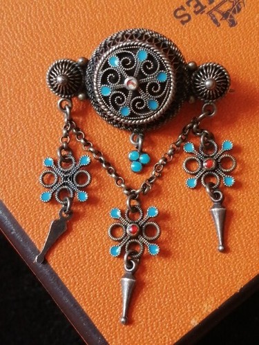 Antique brooch 830 - 830, gilt